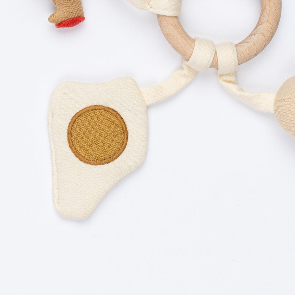 Fabelab Activity Rattle - Chicken and Egg Baby Toys