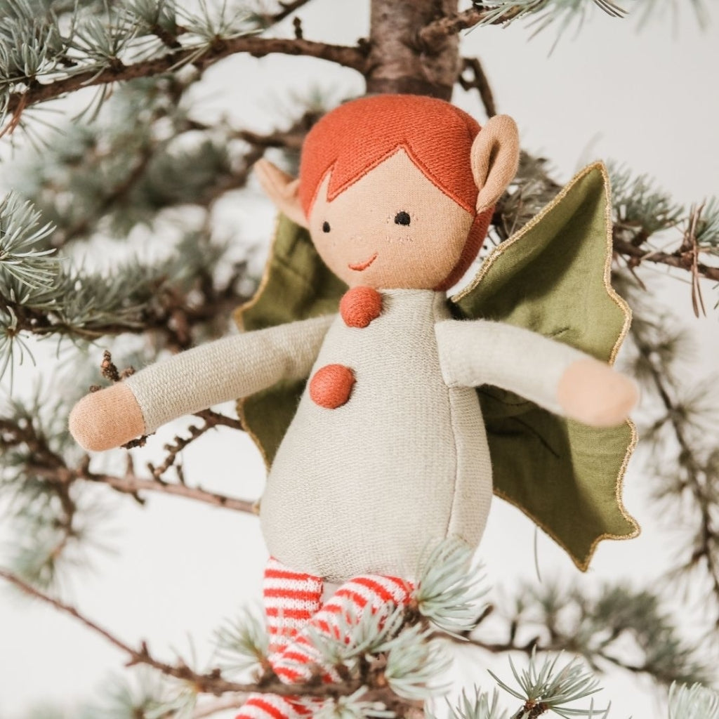 Fabelab Christmas Elf Doll - Christmas Spirit Dolls Caramel