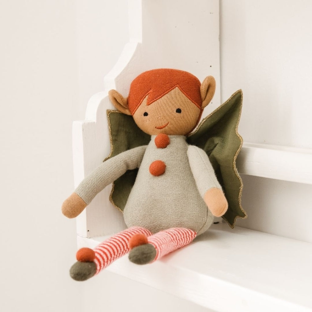 Fabelab Christmas Elf Doll - Christmas Spirit Dolls Caramel