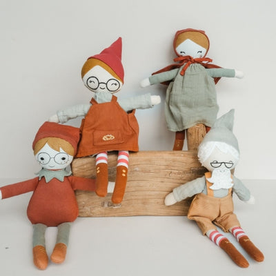 Fabelab Christmas Elf Doll - Grandpa Dolls Multi Colours