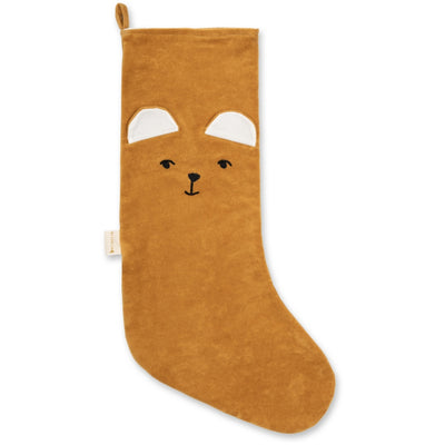 Fabelab Christmas Stocking - Bear Decoration Ochre