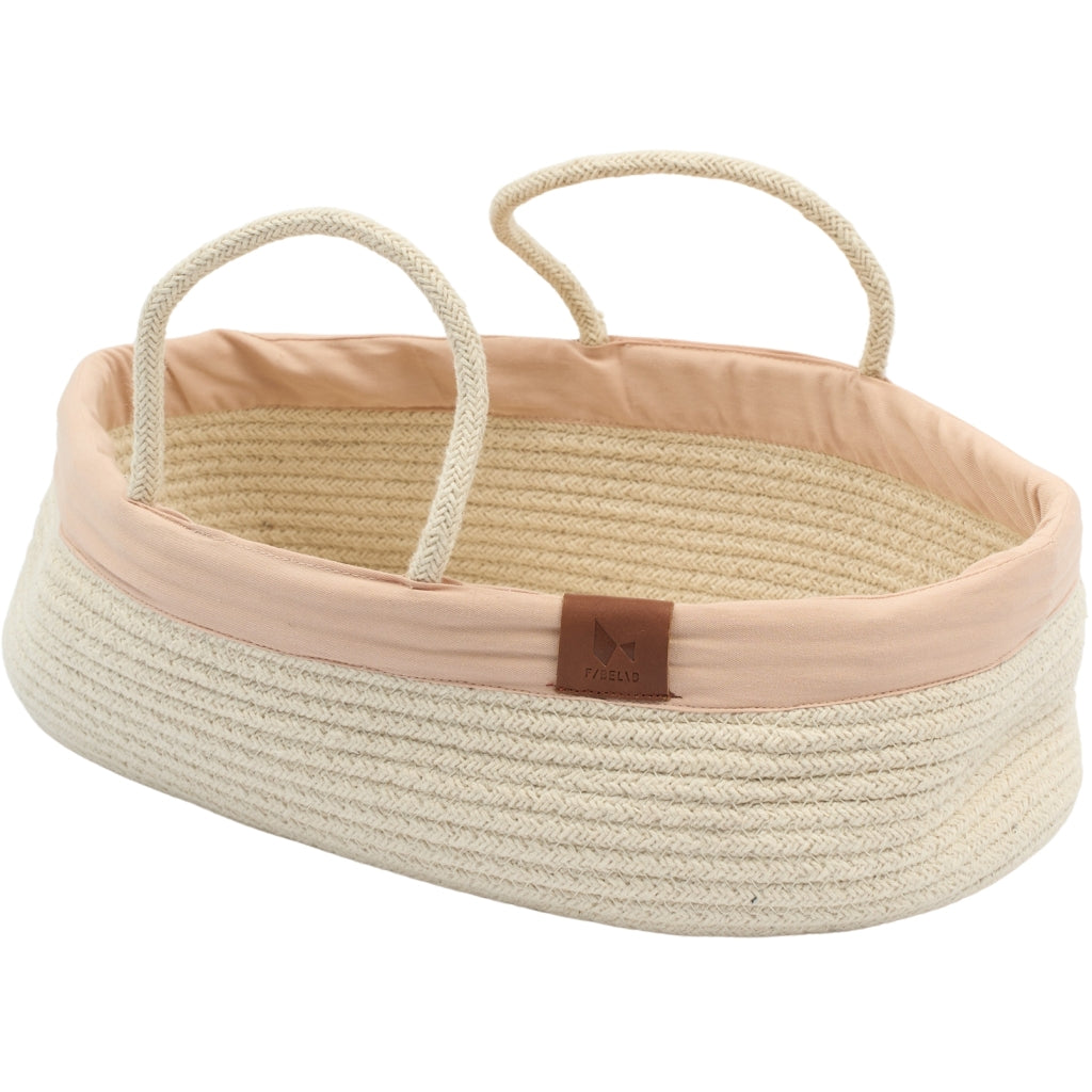 Fabelab Doll Rope Basket Dolls Dusty Rose