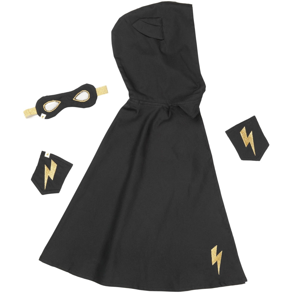 Fabelab Dress-up Superhero set - Black Dress-Up & Roleplay Black