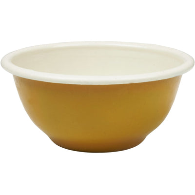 Fabelab Enamel Bowl - Ochre - 2 pcs Tableware Ochre