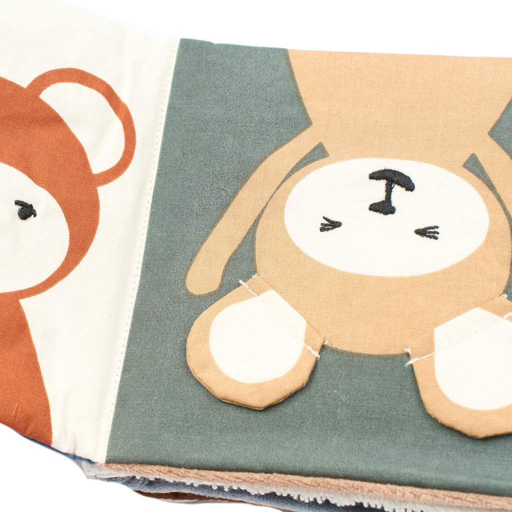 Fabelab Fabric Book - Bob has feelings Baby Toys Multi Colours