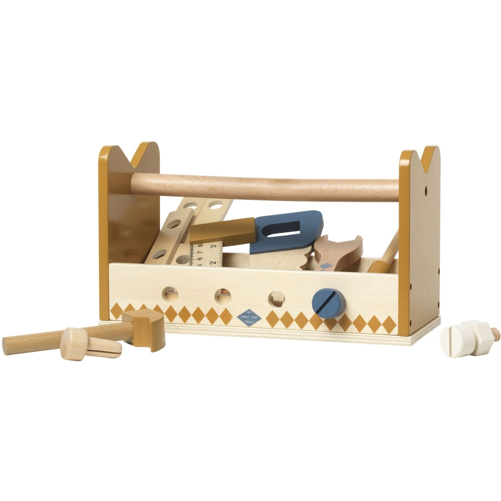 Fabelab My First Tool Box - Wood Wooden Toys Multi Colours