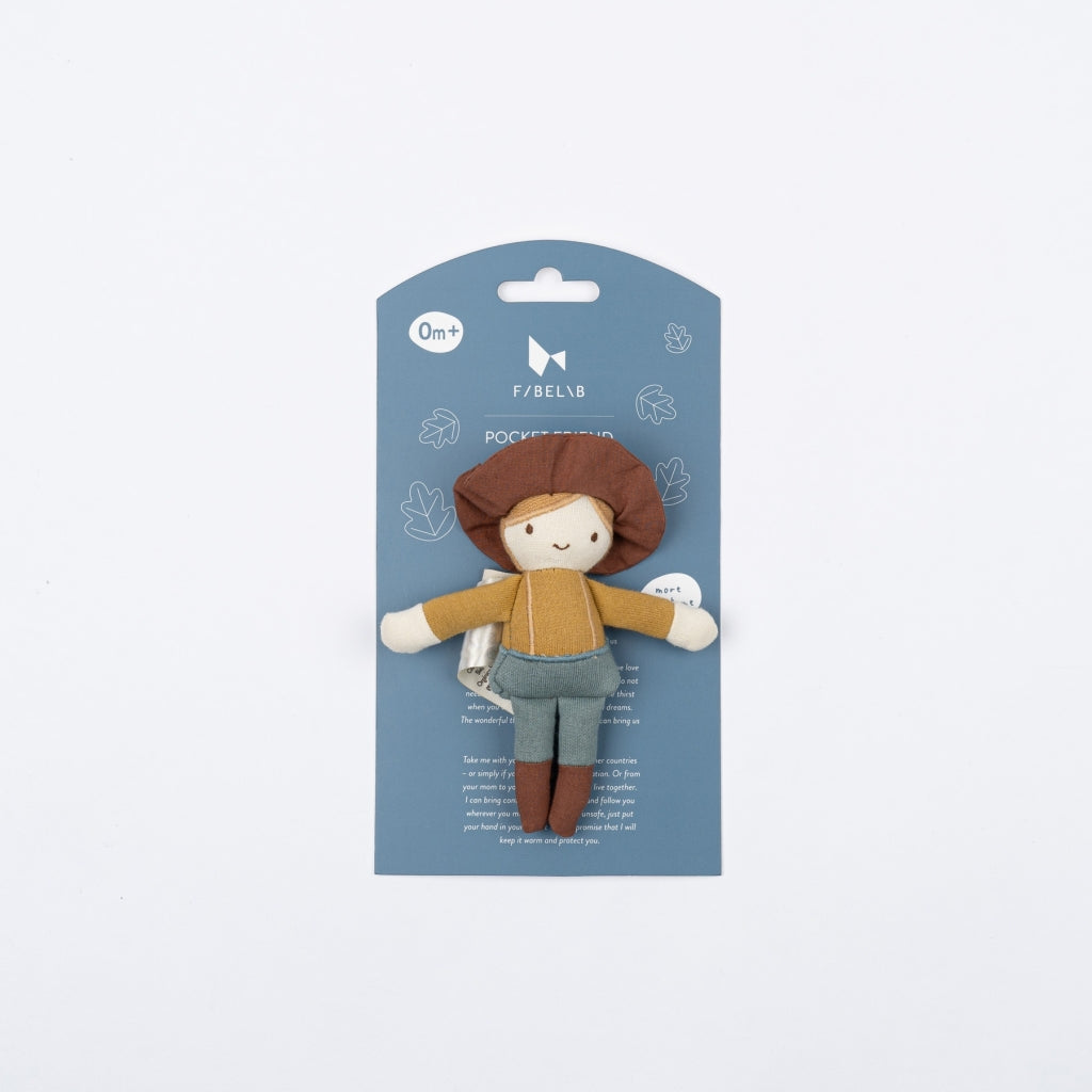 Fabelab Pocket Friend - Farmer Joe Dolls Multi Colours