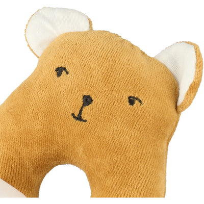 Fabelab Rattle - Bear Baby Toys Ochre