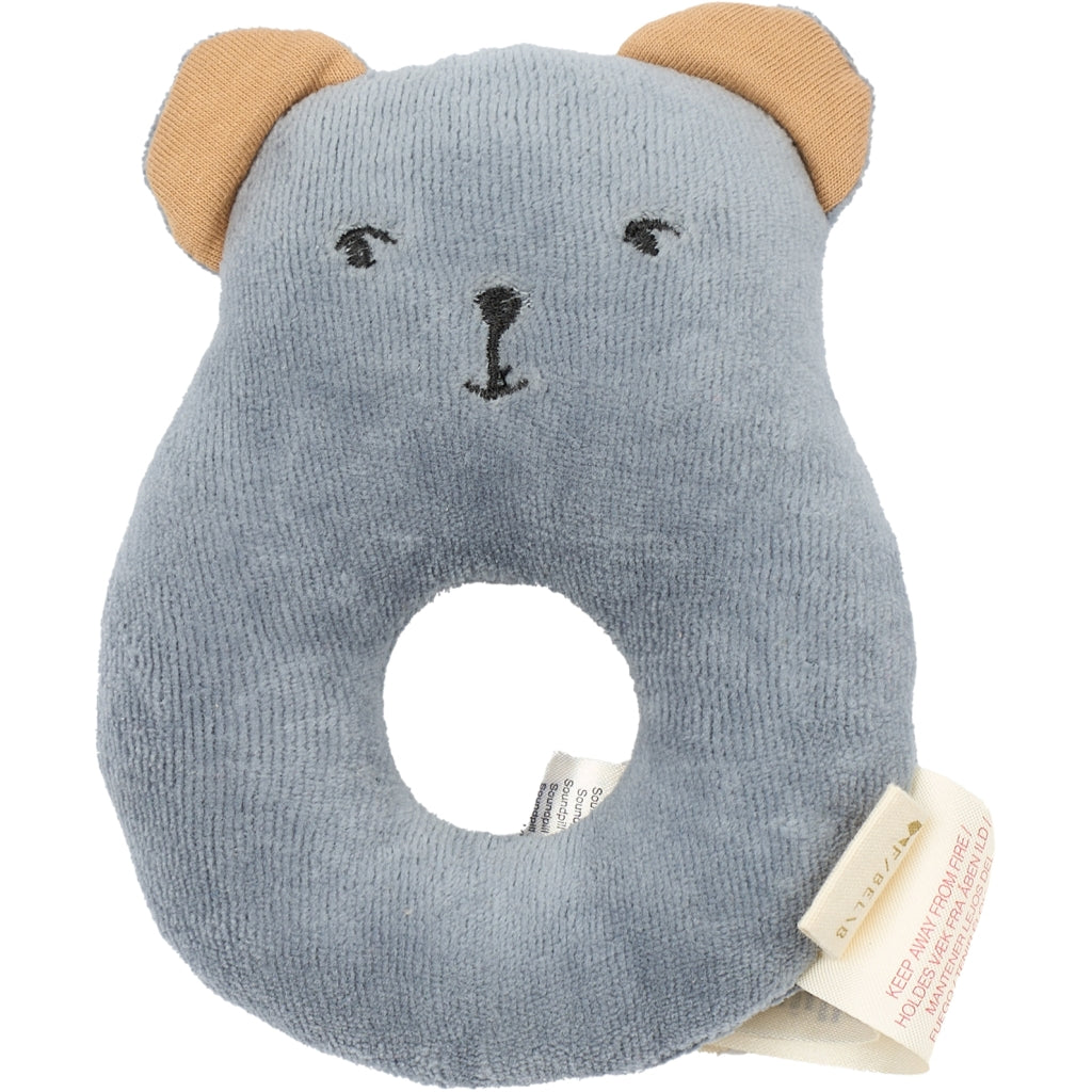 Fabelab Rattle - Bear Baby Toys Slate