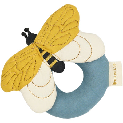 Fabelab Rattle - Bee Baby Toys Whisper White