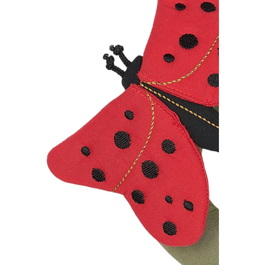 Fabelab Rattle - Ladybug Baby Toys Mars red