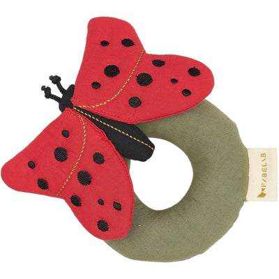 Fabelab Rattle - Ladybug Baby Toys Mars red