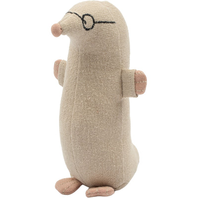 Fabelab Rattle - Marvin Mole Baby Toys Beige