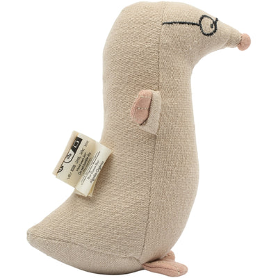 Fabelab Rattle - Marvin Mole Baby Toys Beige