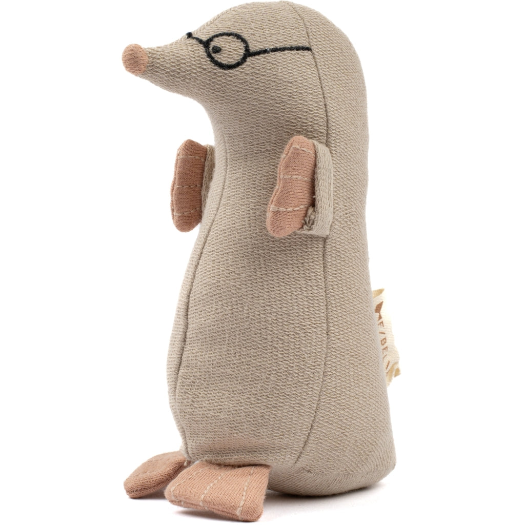 Fabelab Rattle - Marvin Mole Baby Toys Beige