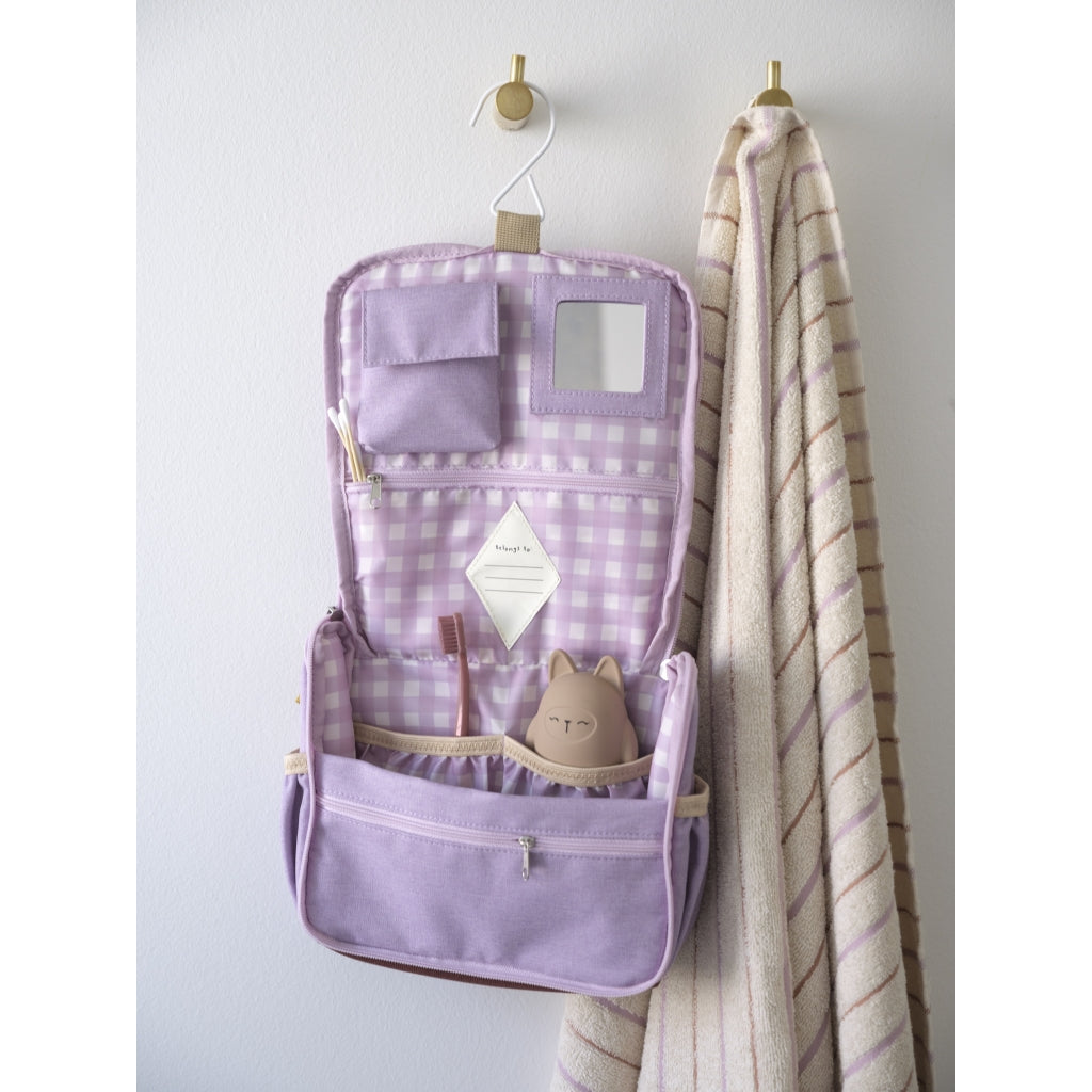 Fabelab Toiletry Bag with hanger - Lilac Toiletry Bags Lilac