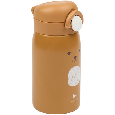 Fabelab Water bottle - Small - Bear - Ochre Water Bottles Ochre
